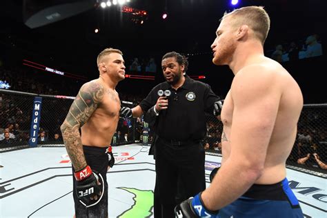 dustin poirier vs justin gaethje.